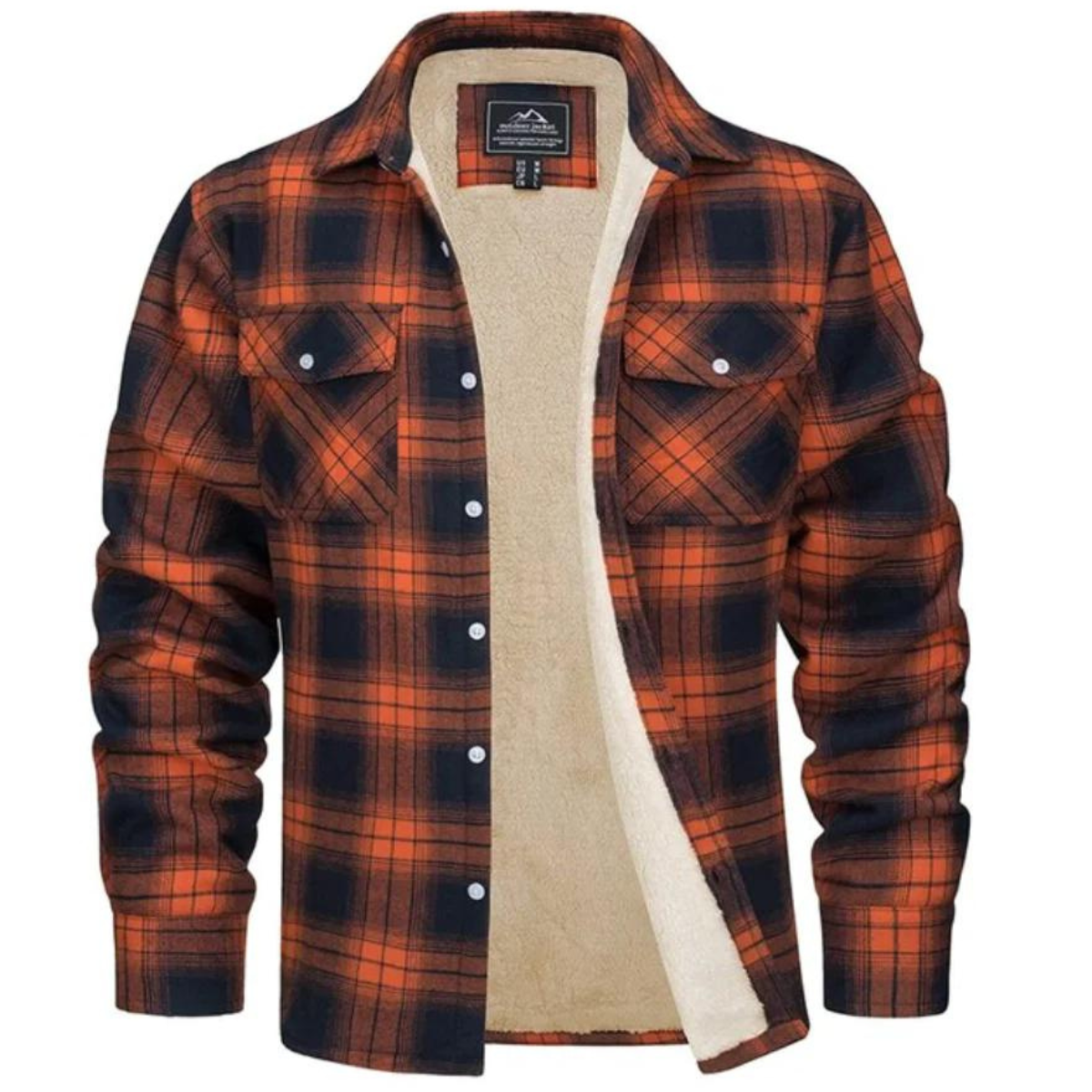 Image of Rowan | Men's Plaid Lined Shirt Jacket