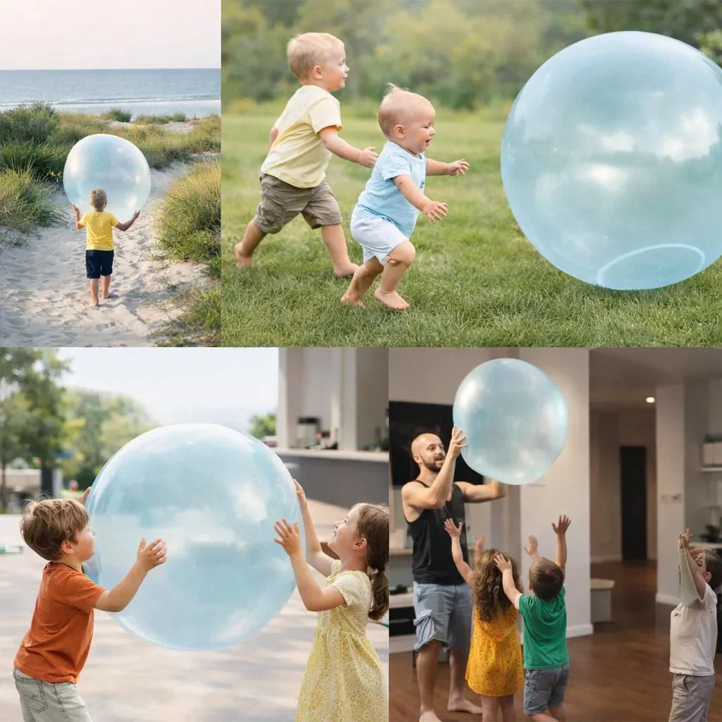 Rubber Ball | Inflatable Ball for Kids | Tear-Resistant | Bouncio