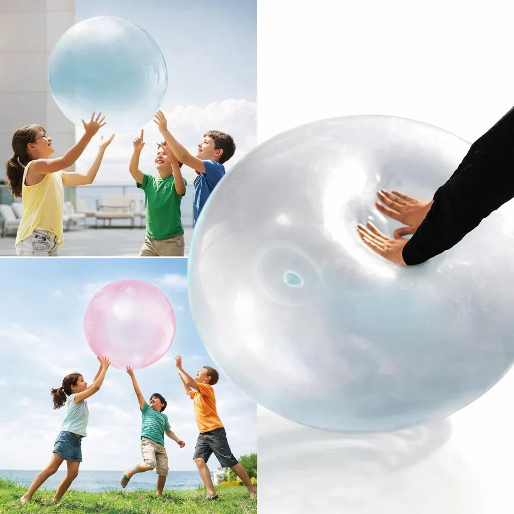 Rubber Ball | Inflatable Ball for Kids | Tear-Resistant | Bouncio