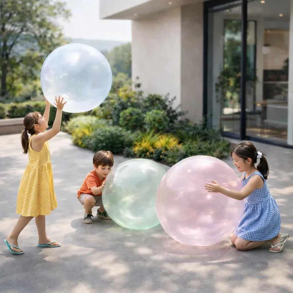Rubber Ball | Inflatable Ball for Kids | Tear-Resistant | Bouncio