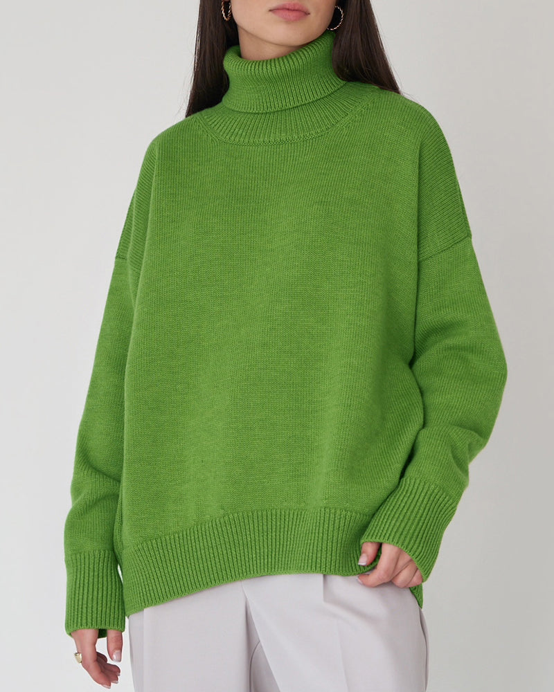 Image of Ruby | Women's Oversized Turtleneck Sweater