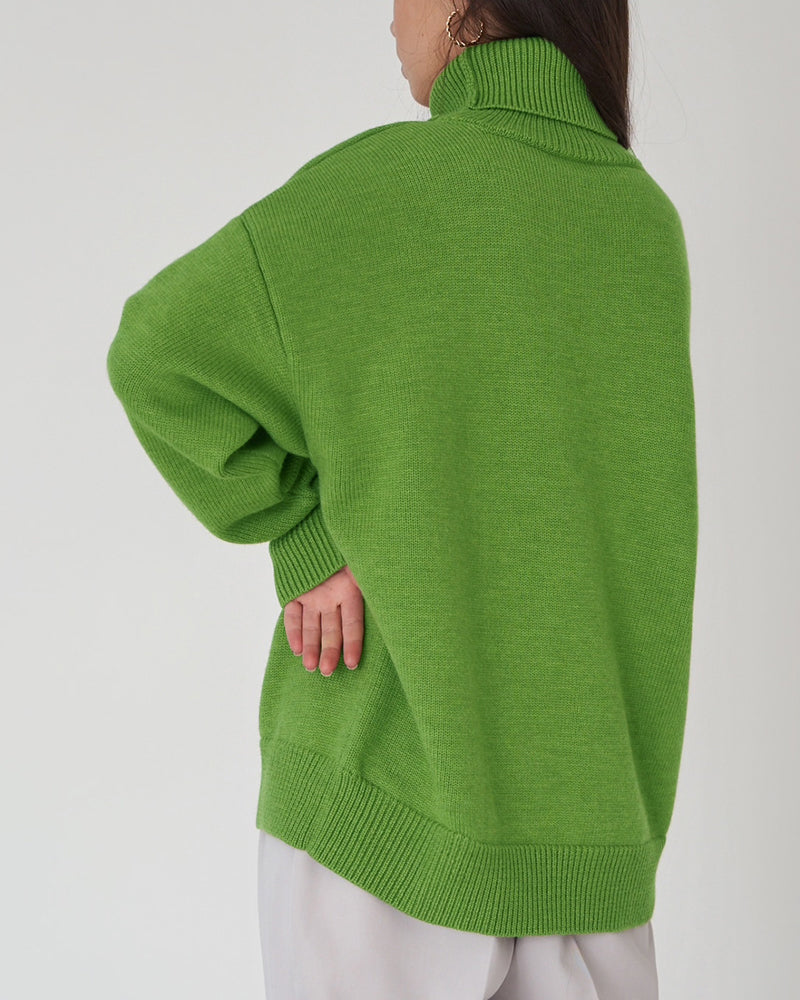 Image of Ruby | Women's Oversized Turtleneck Sweater