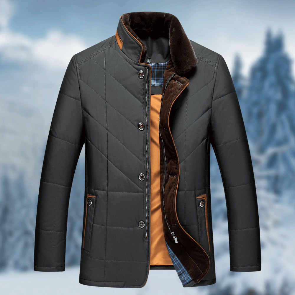 Image of Rudy | Men's Quilted Button Front Jacket