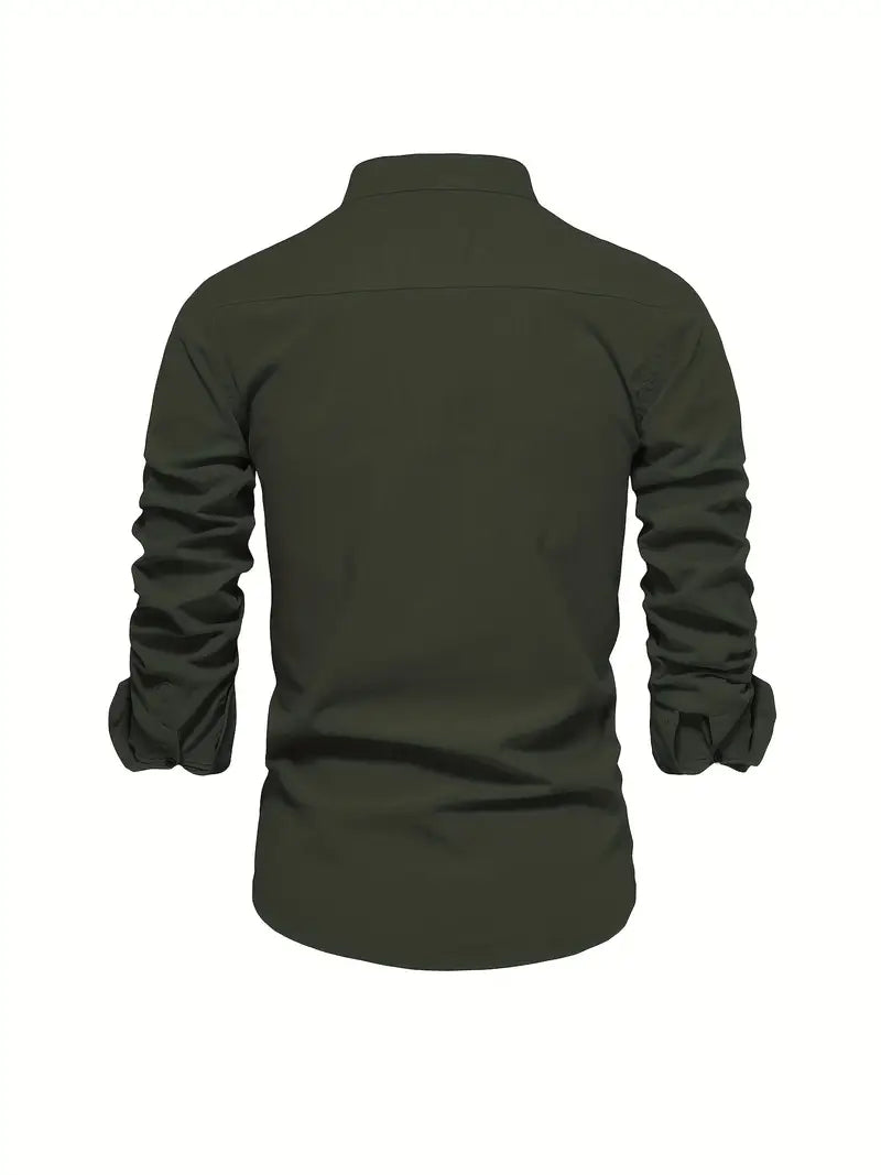 Image of Ryan | Men's Long Sleeve Button-Down Shirt