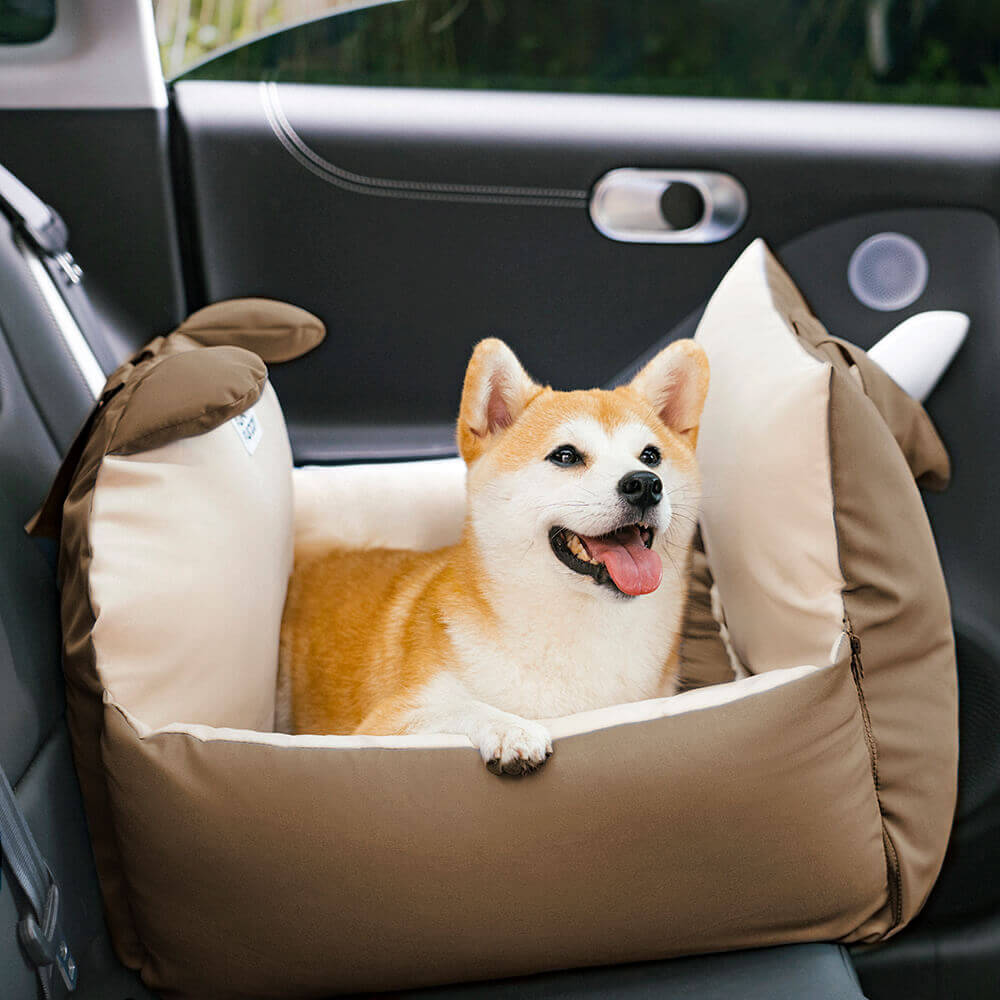 Safe Car Seat for Dogs with Protective Cushions