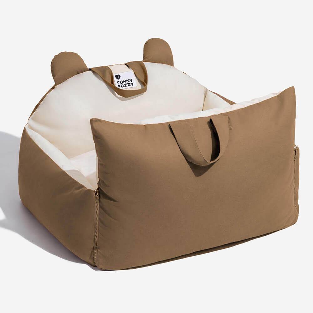 Safe Car Seat for Dogs with Protective Cushions