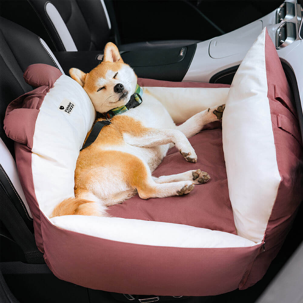 Safe Car Seat for Dogs with Protective Cushions