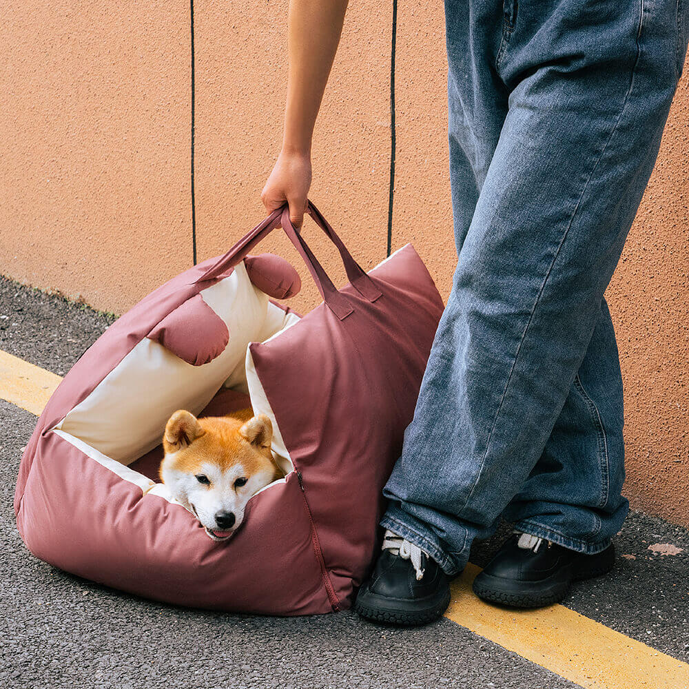 Safe Car Seat for Dogs with Protective Cushions
