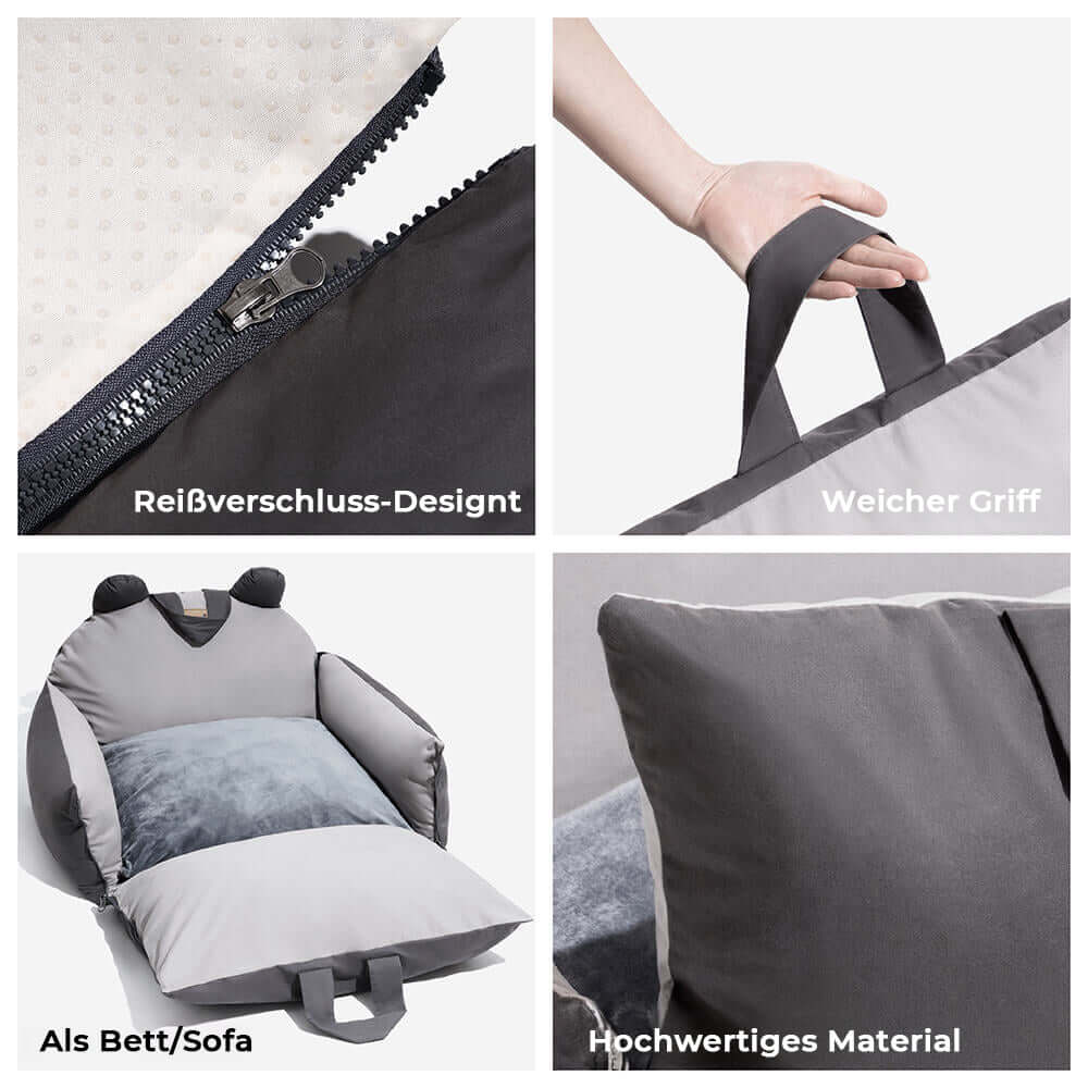 Safe Car Seat for Dogs with Protective Cushions