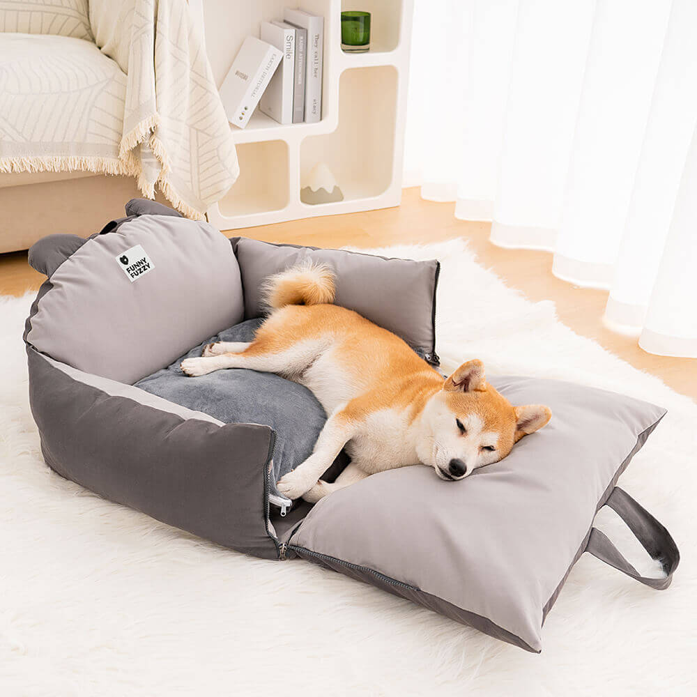 Safe Car Seat for Dogs with Protective Cushions