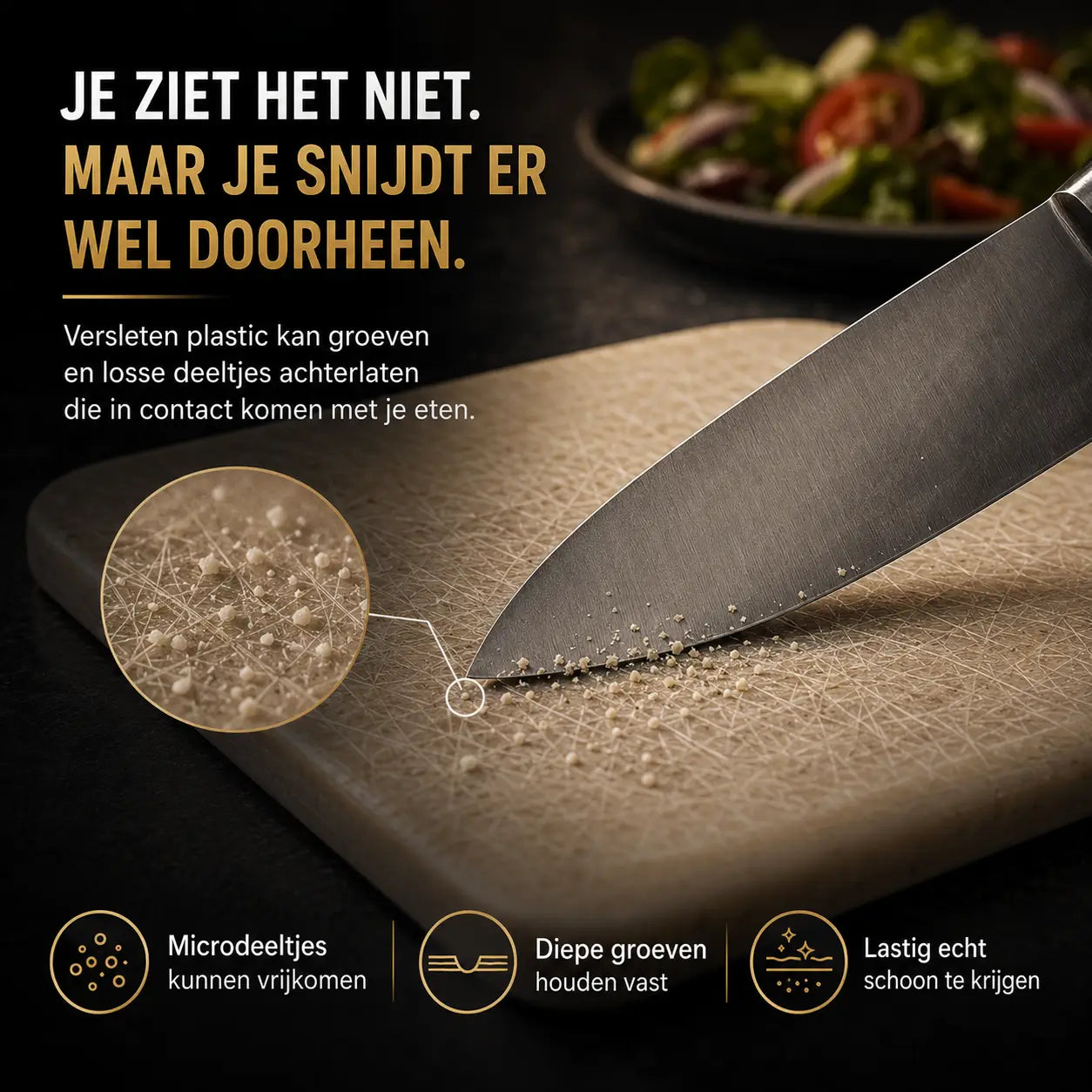 SafeCut™ 100% Titanium Cutting Board – Plastic-Free Cutting Without Microplastics, Odors, or Stains
