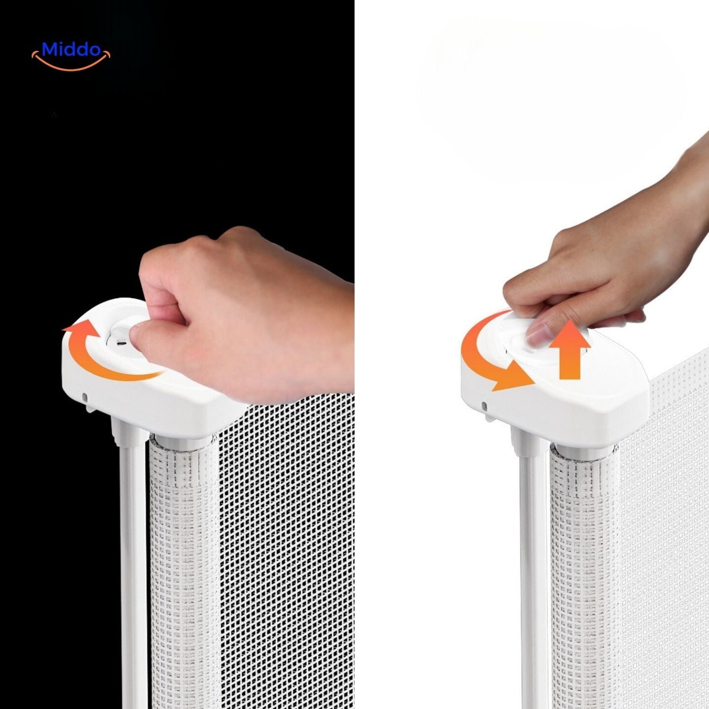 SafeGuard™ Retractable Stair Gate | Adjustable Stair Safety Gate