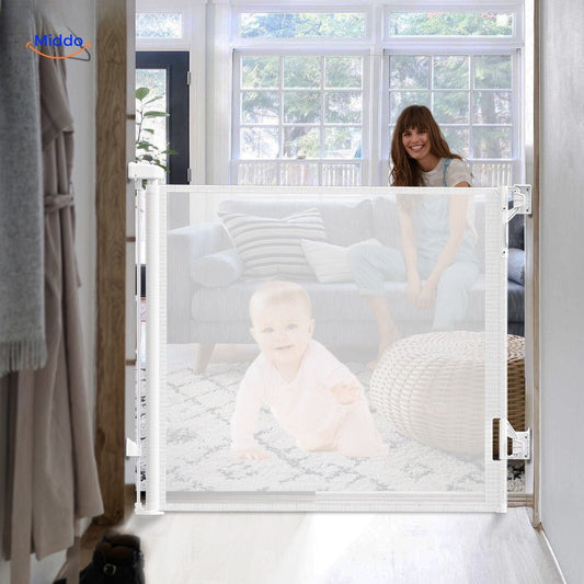 SafeGuard™ Retractable Stair Gate | Adjustable Stair Safety Gate