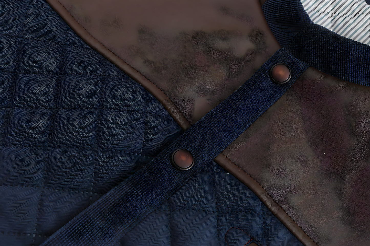 Image of Samuel | Men's Button-Front Quilted Jacket