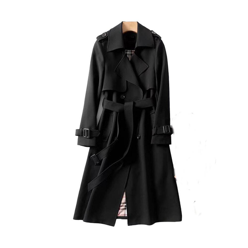 Image of Sarah | Women's Belted Long Trench Coat