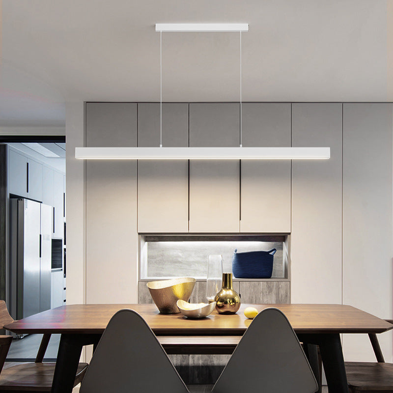 Scandi Beam Pendant Lamp – modern form with elegant matte finish – perfect for stylish kitchen and dining room lighting