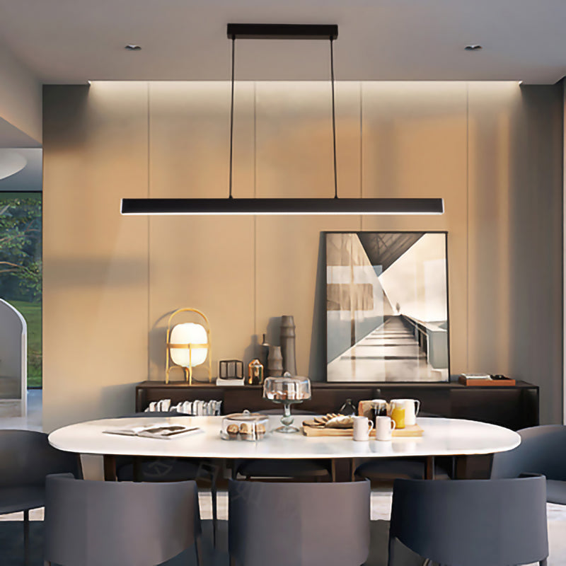 Scandi Beam Pendant Lamp – modern form with elegant matte finish – perfect for stylish kitchen and dining room lighting