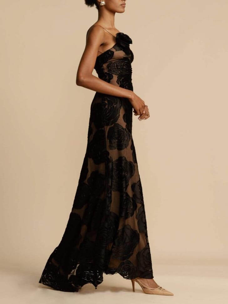 Image of Scarlett | Women's One-Shoulder Maxi Dress