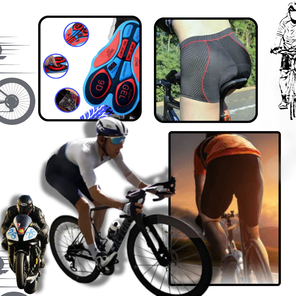 Seamless Padded Cycling Shorts