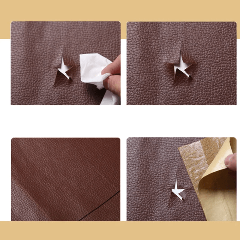 Self-Adhesive Leather Sofa Repair Patch - Cuttable & Durable