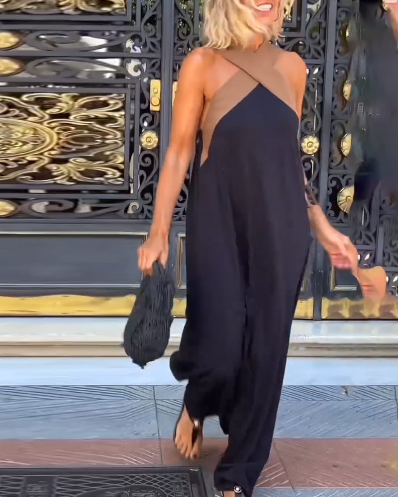 Image of Serena | Women's Sleeveless A-Line Maxi Dress