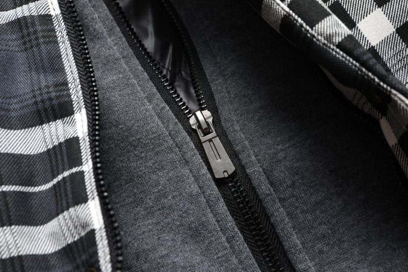 Image of Seth | Men's Hooded Plaid Vest