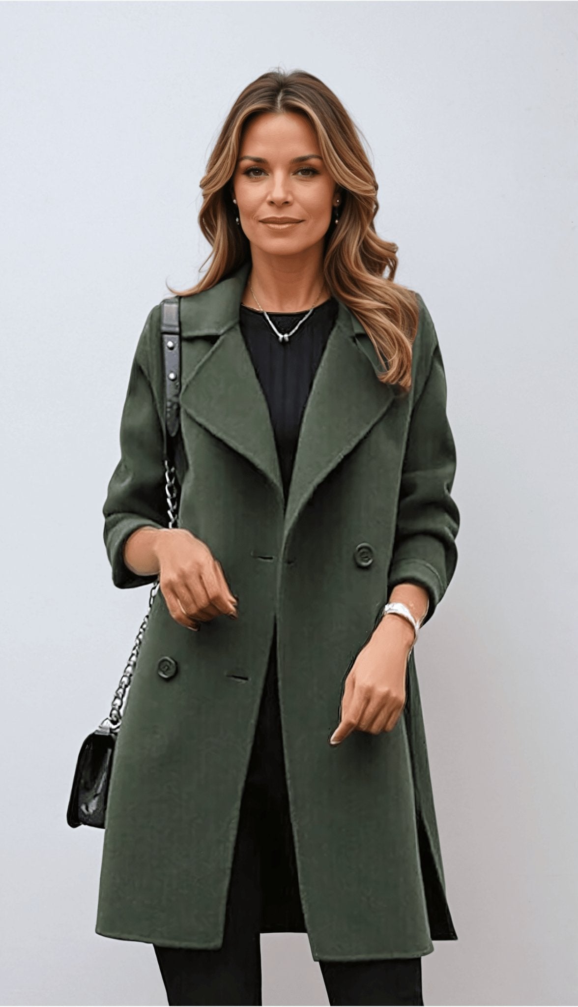 Image of Shannon | Women's Double-Breasted Overcoat