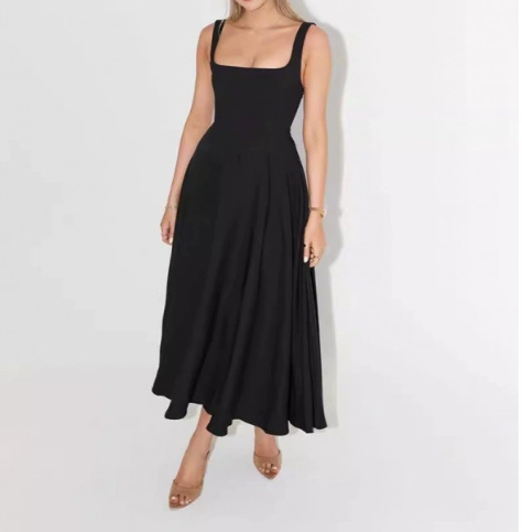 Image of Shannon | Women's Sleeveless A-Line Midi Dress