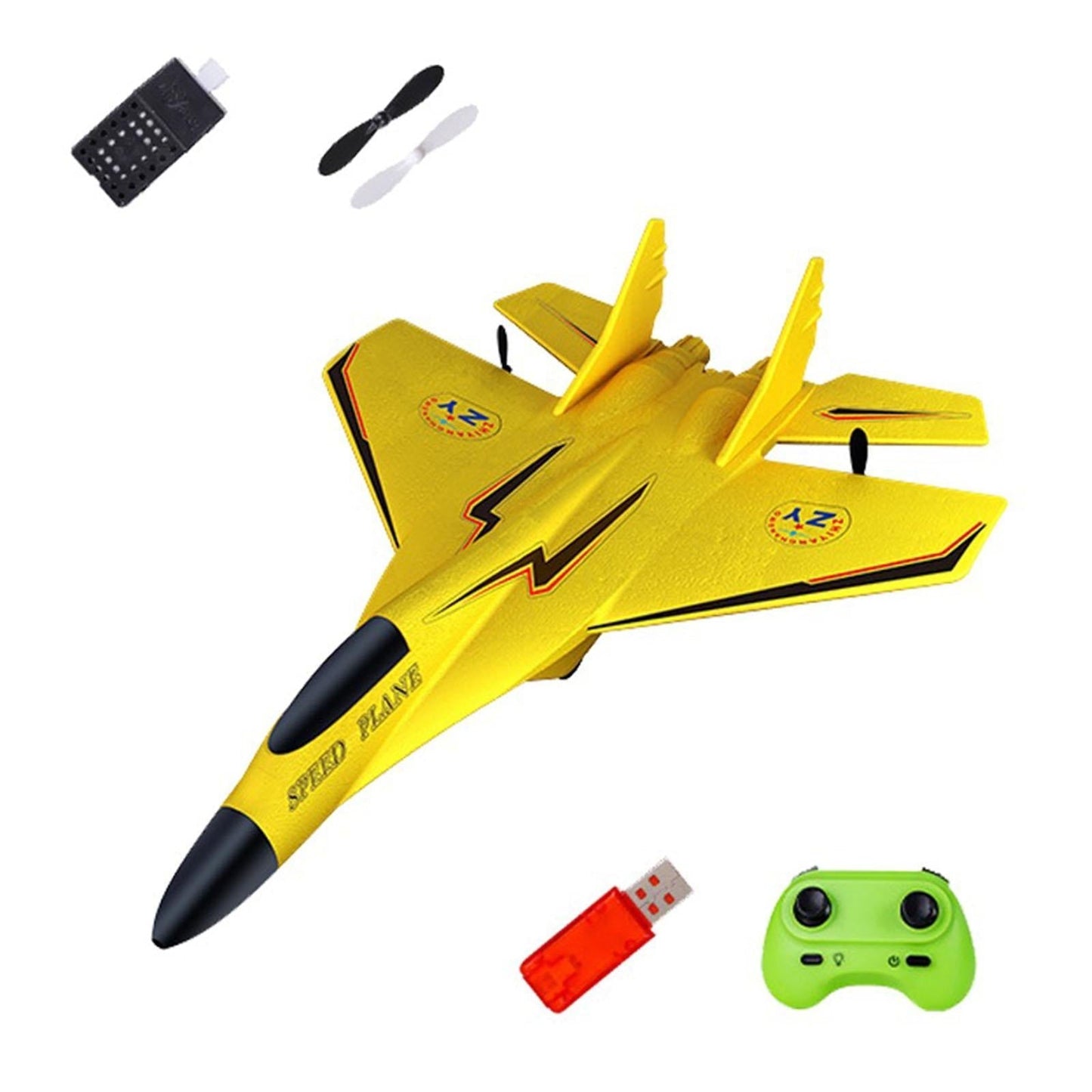 Shatterproof Remote-Controlled Airplane - Durable and Lightweight