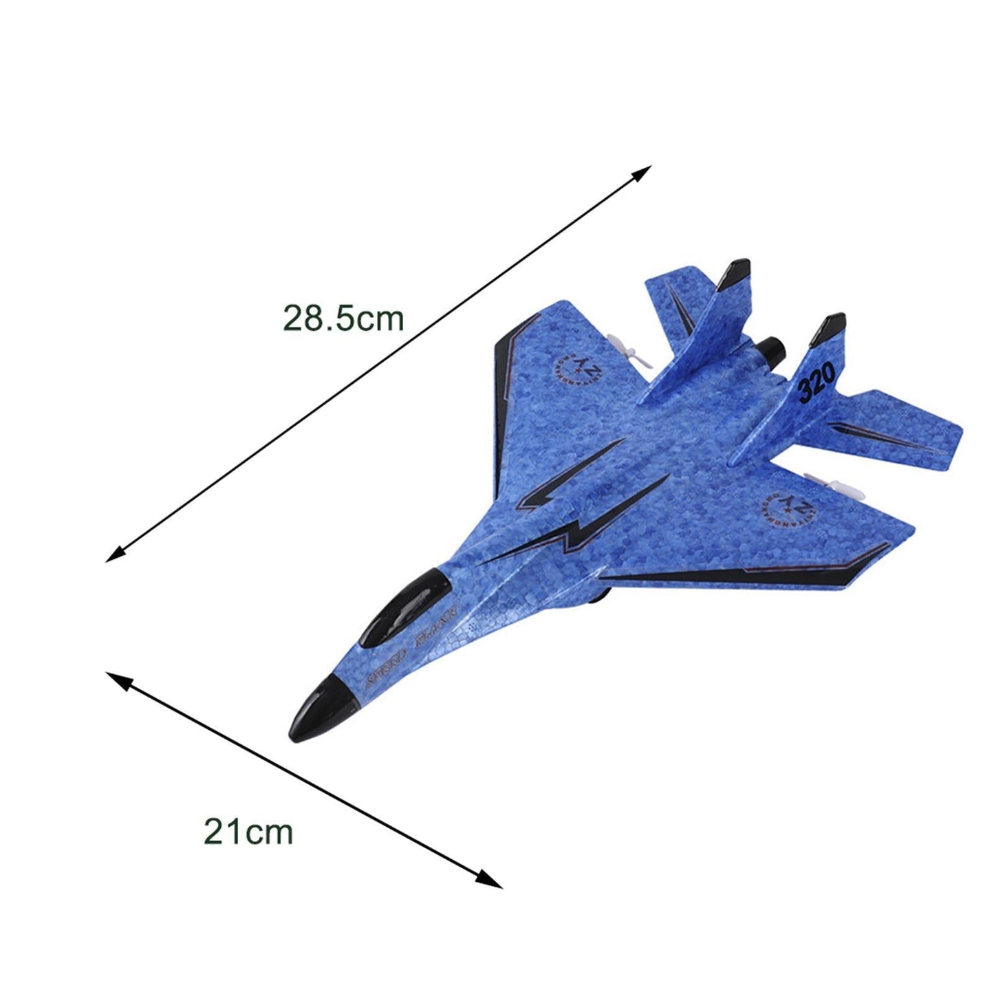 Shatterproof Remote-Controlled Airplane - Durable and Lightweight