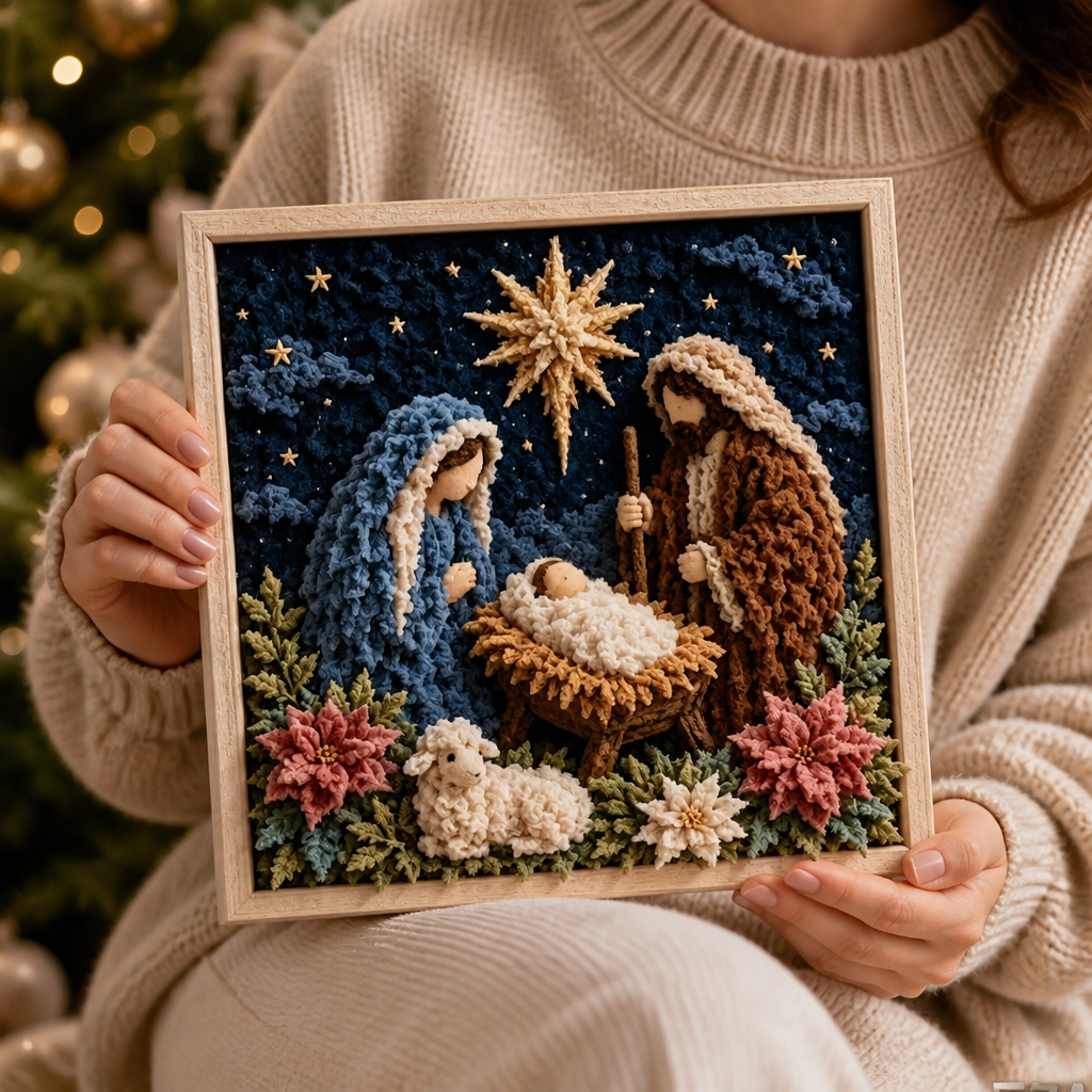 Shepherd 3D Fabric Poke Art Kit