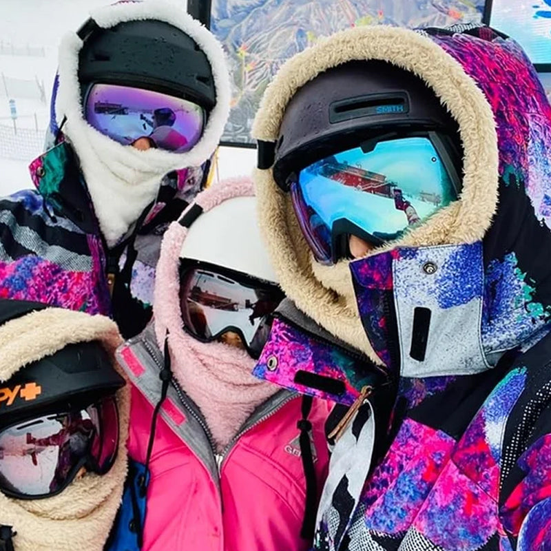 Sherpa Ski Mask - Adjustable Hood | Windproof & Breathable