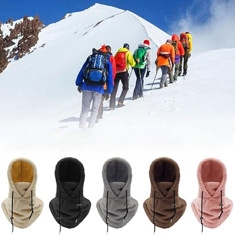 Sherpa Ski Mask - Adjustable Hood | Windproof & Breathable