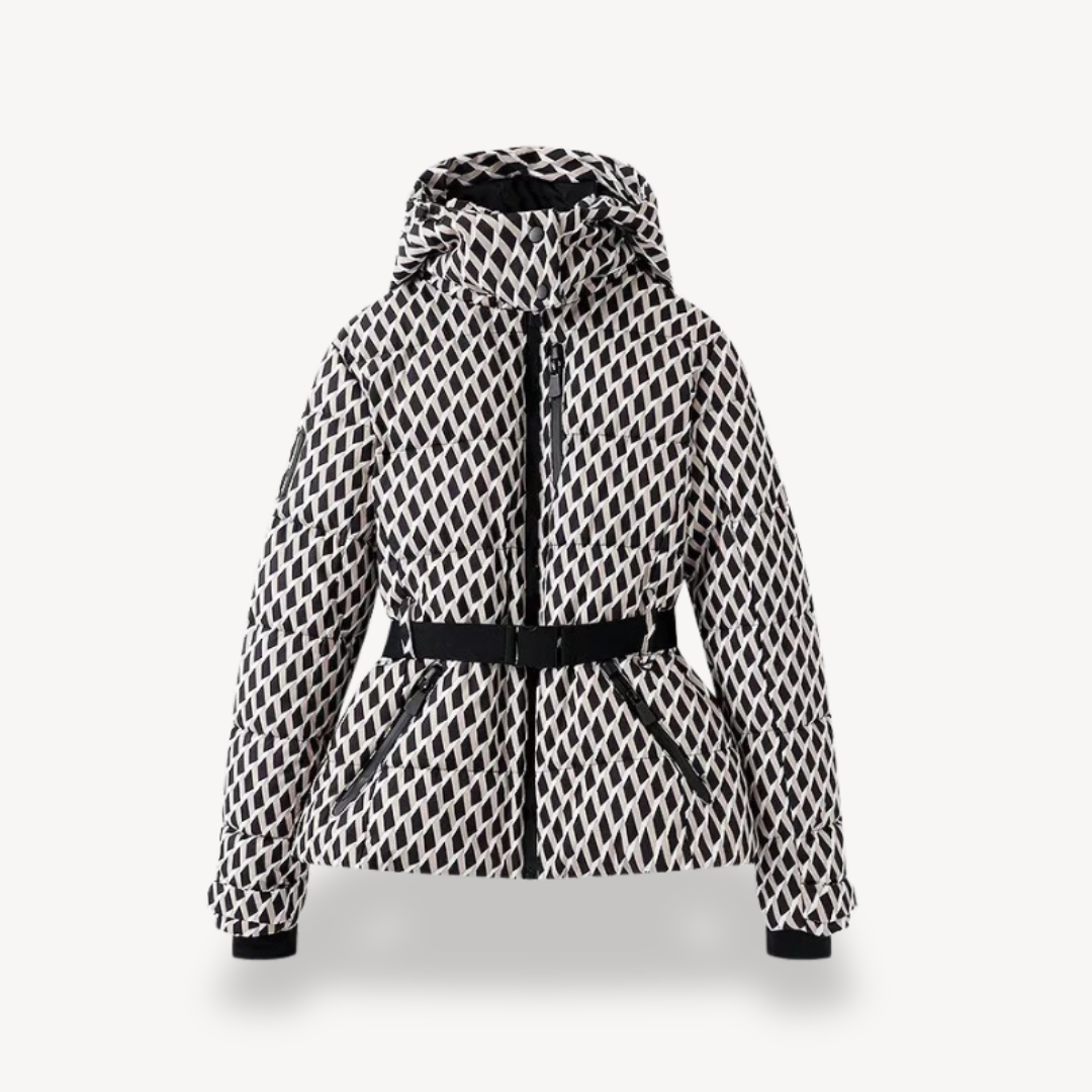 Image of Sherry | Women's Hooded Belted Puffer Jacket