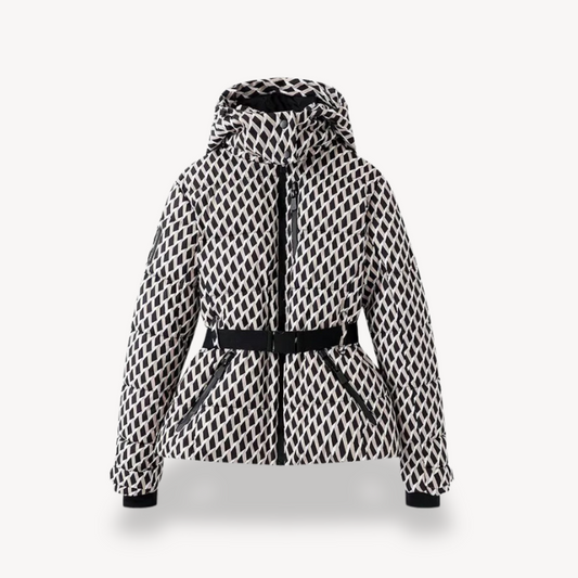 Image of Sherry | Women's Hooded Belted Puffer Jacket