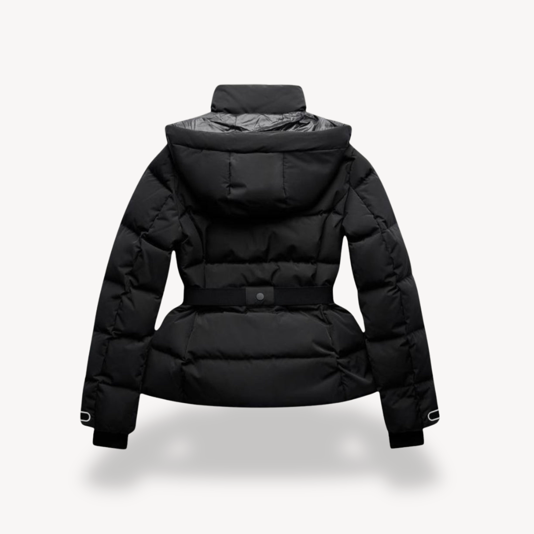 Image of Sherry | Women's Hooded Belted Puffer Jacket