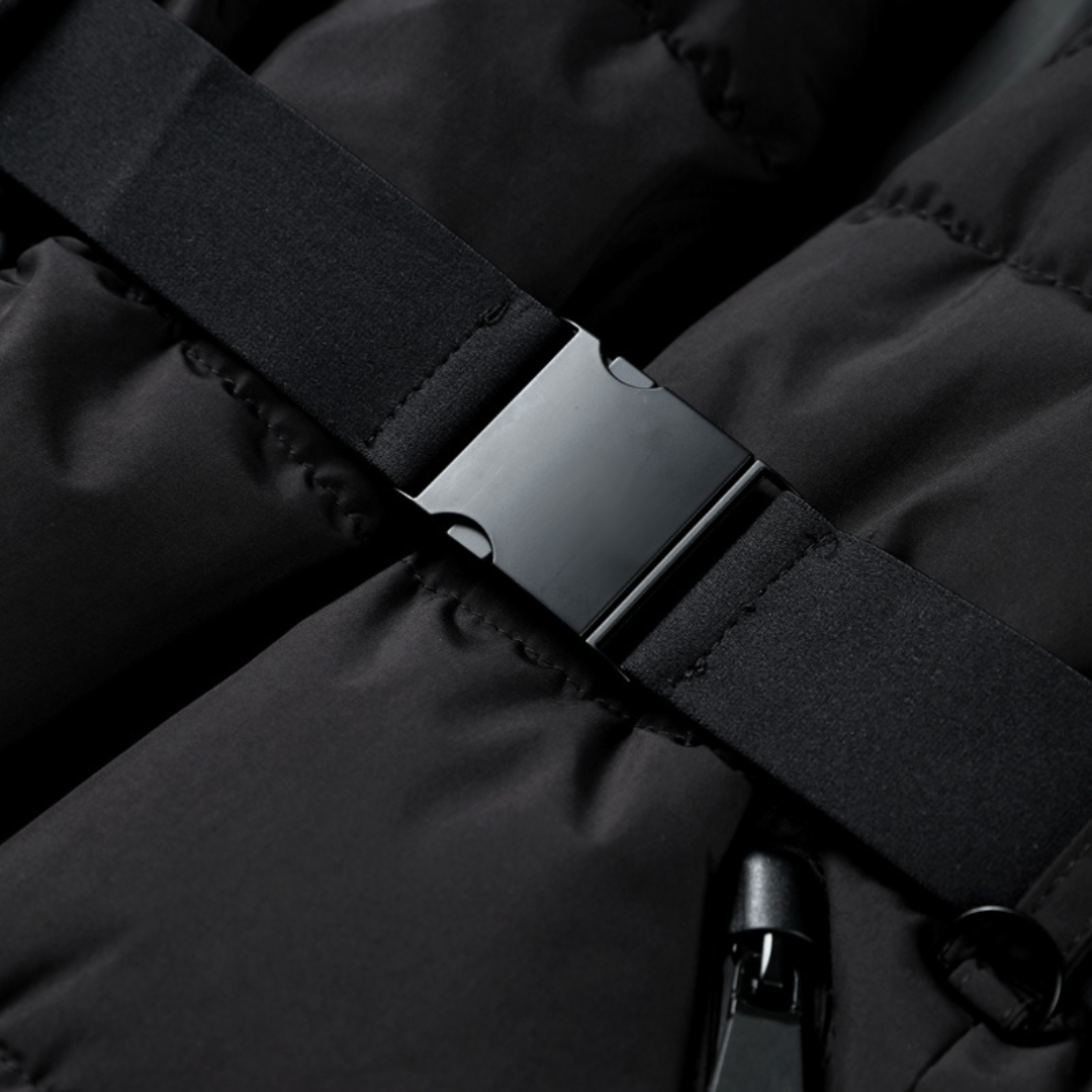 Image of Sherry | Women's Hooded Belted Puffer Jacket