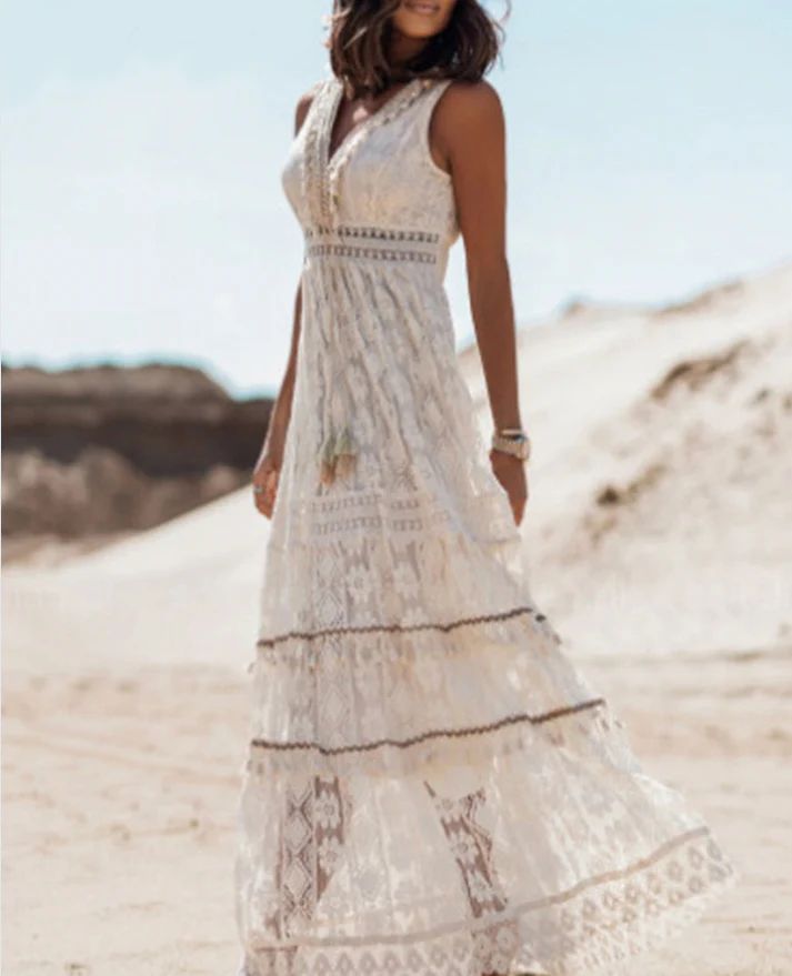 Image of Sherry | Women's Sleeveless Maxi Dress