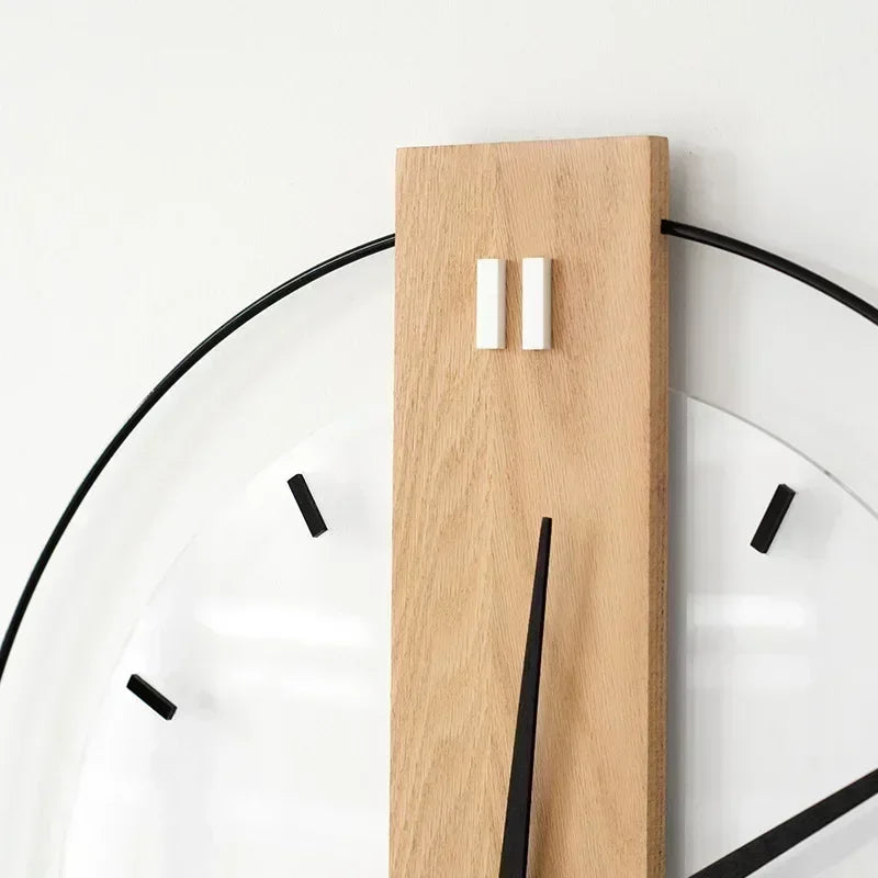 SilentOak Wooden Wall Clock - Silent Elegance | Minimalist