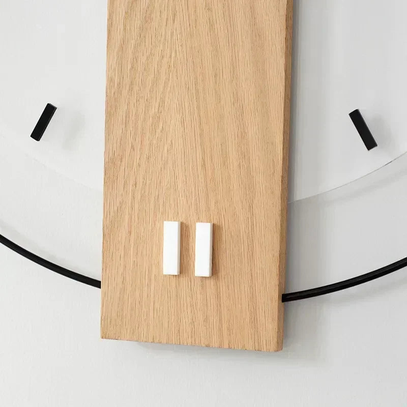 SilentOak Wooden Wall Clock - Silent Elegance | Minimalist