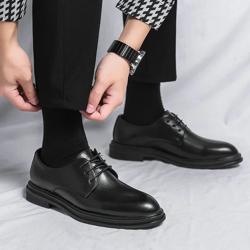 Image of Simon | Men's Lace-Up Oxford Dress Shoes