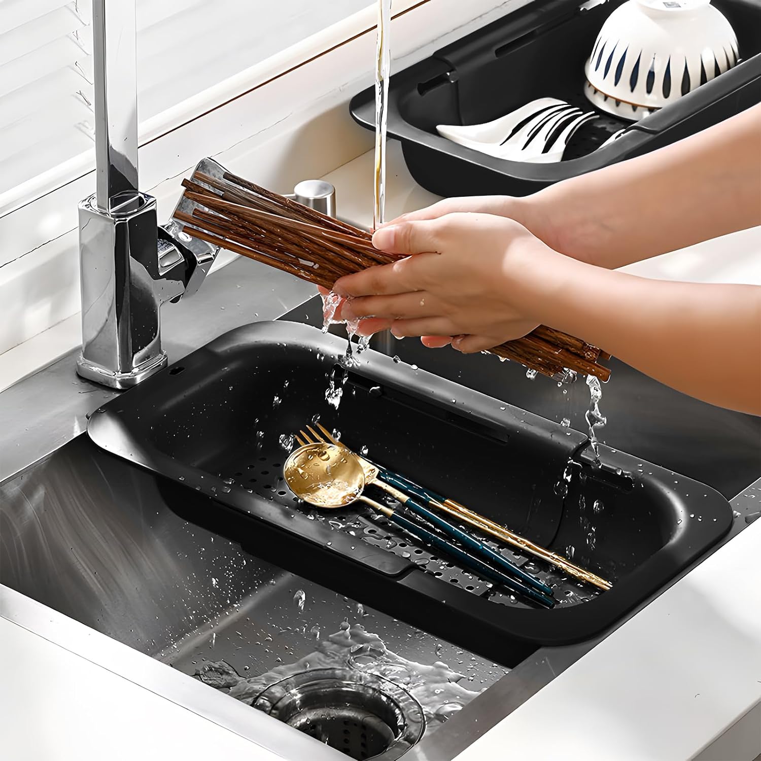 SinkSieb™ - Solution for a Dry and Clean Work Surface