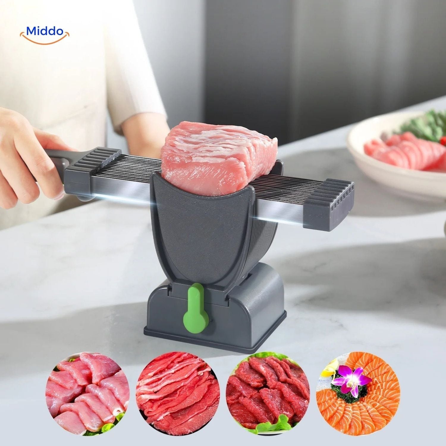 Slicora™ Meat Slicing Set | Manual, Thin Slices & Multi-Function