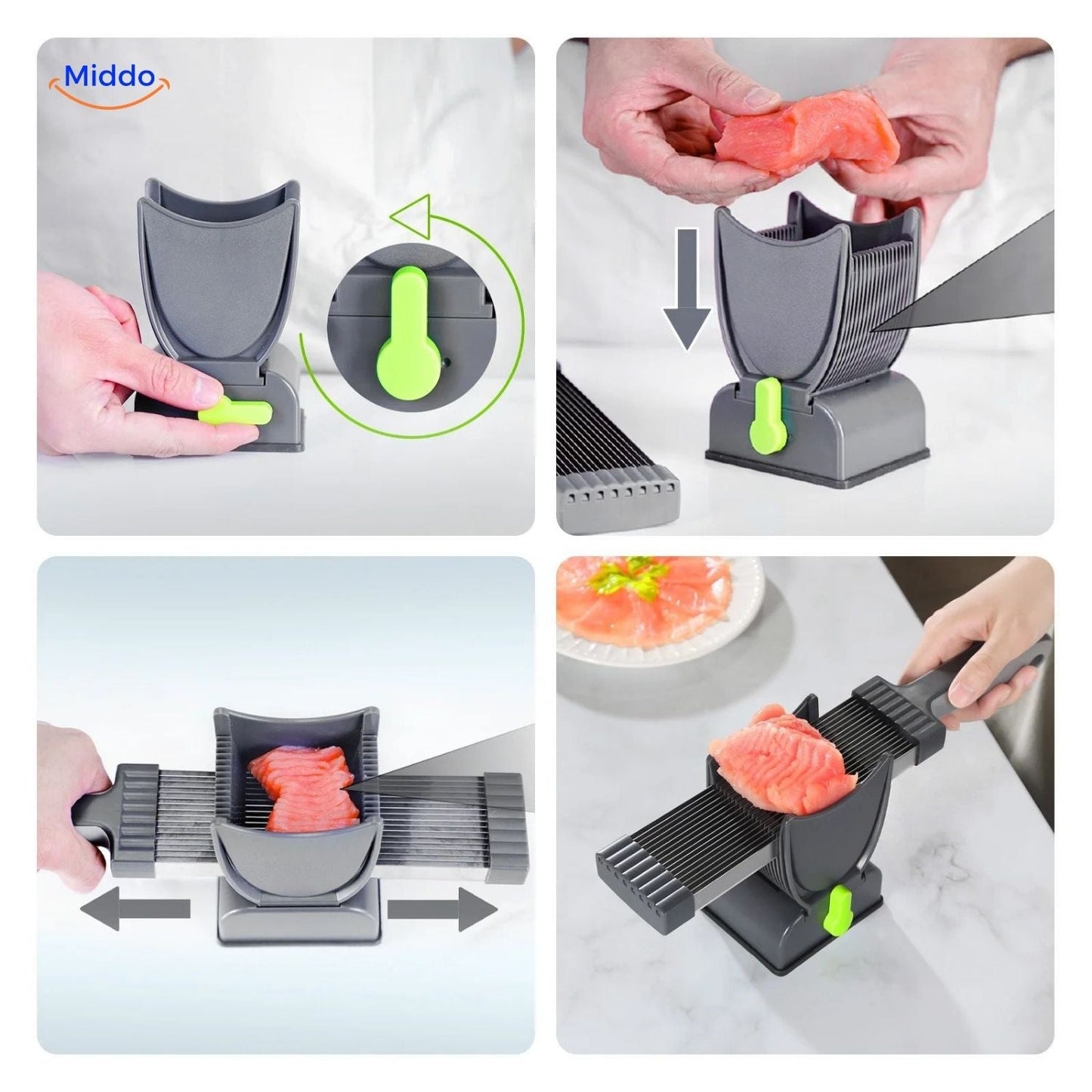 Slicora™ Meat Slicing Set | Manual, Thin Slices & Multi-Function