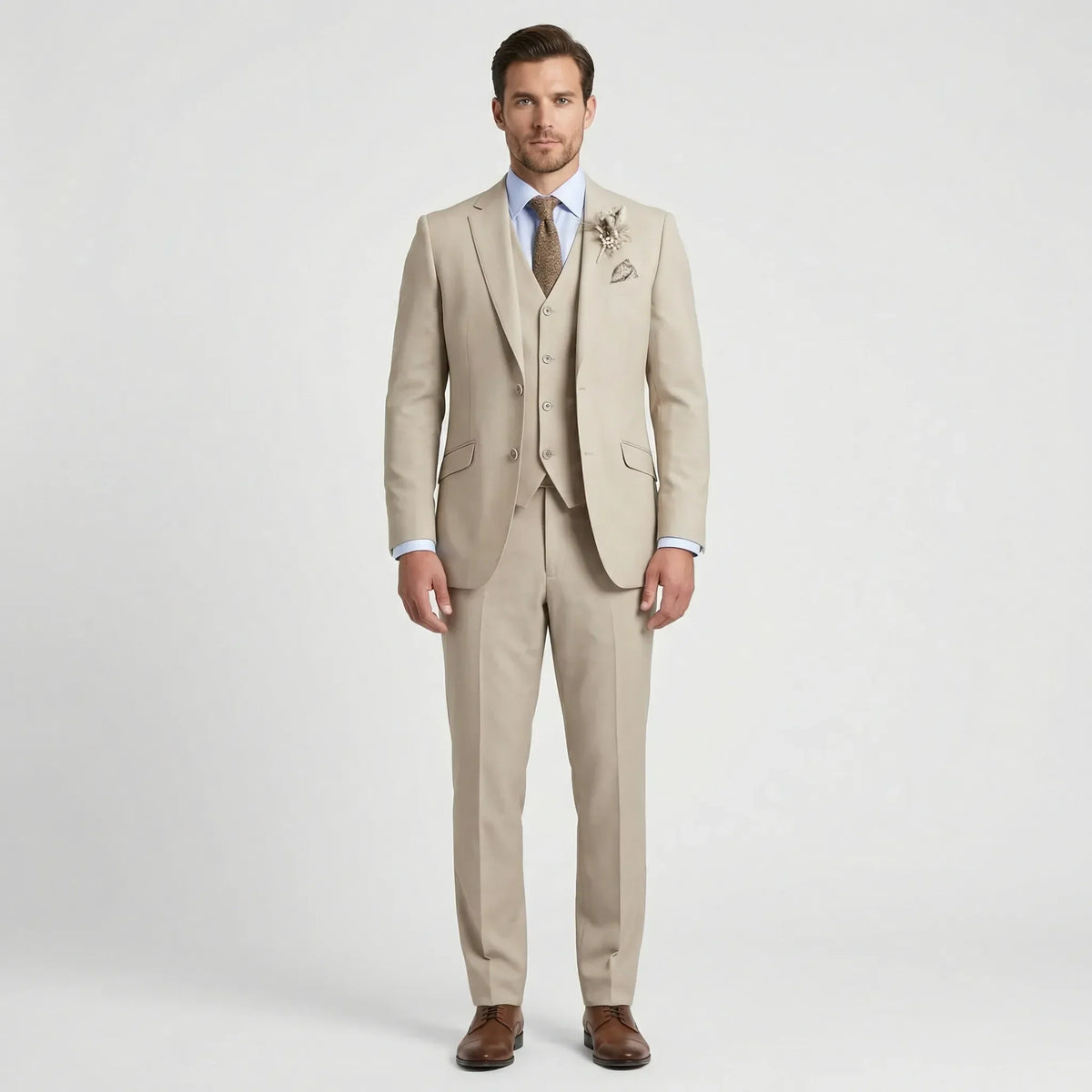 Slim-Fit Three-Piece Suit