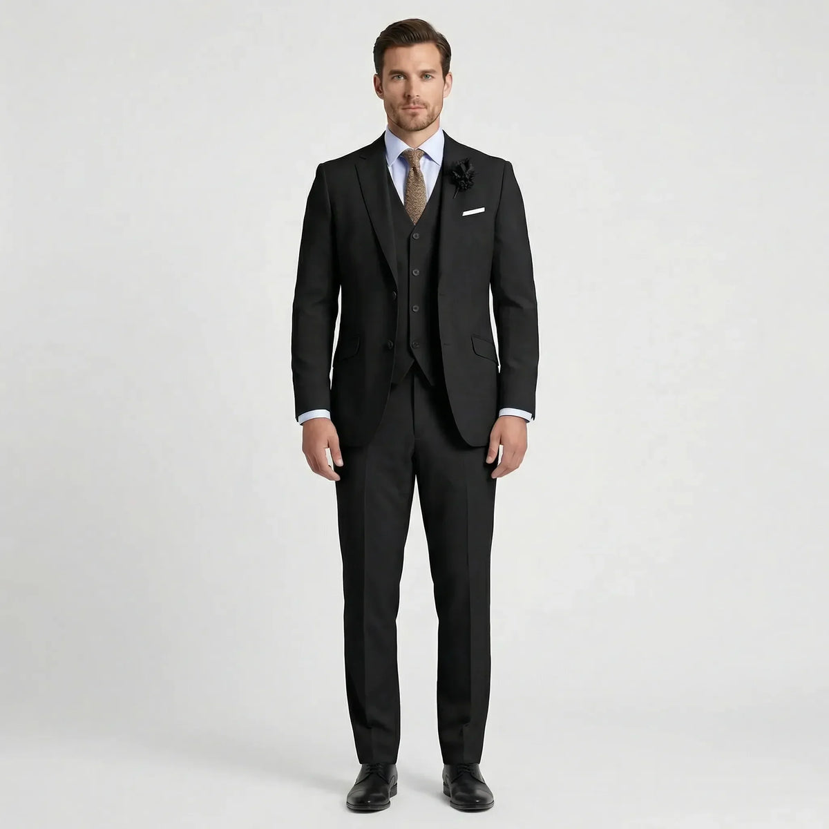Slim-Fit Three-Piece Suit