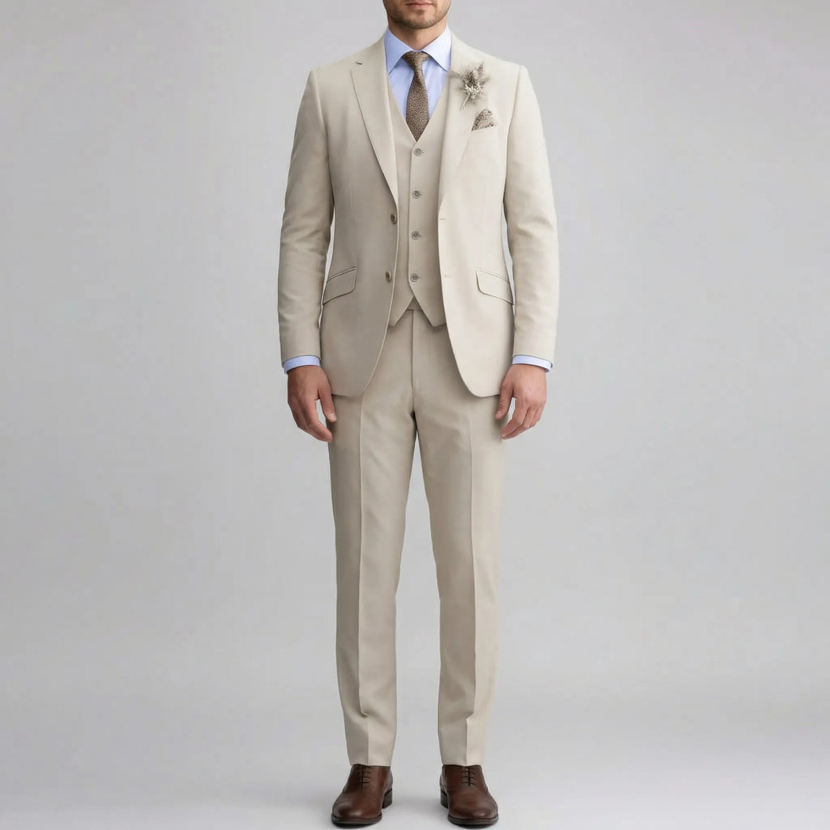 Slim-Fit Three-Piece Suit