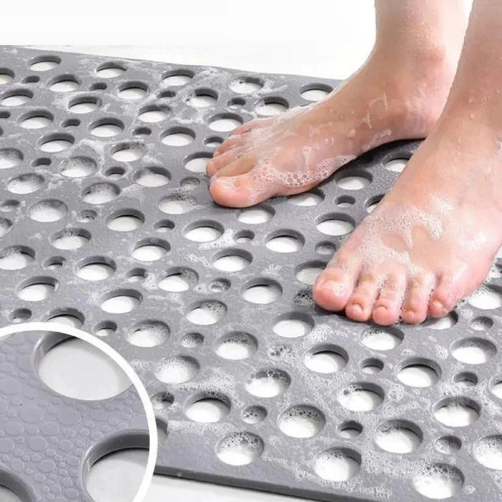 SlipGuard Shower Mat - Non-Slip - Antibacterial Protection