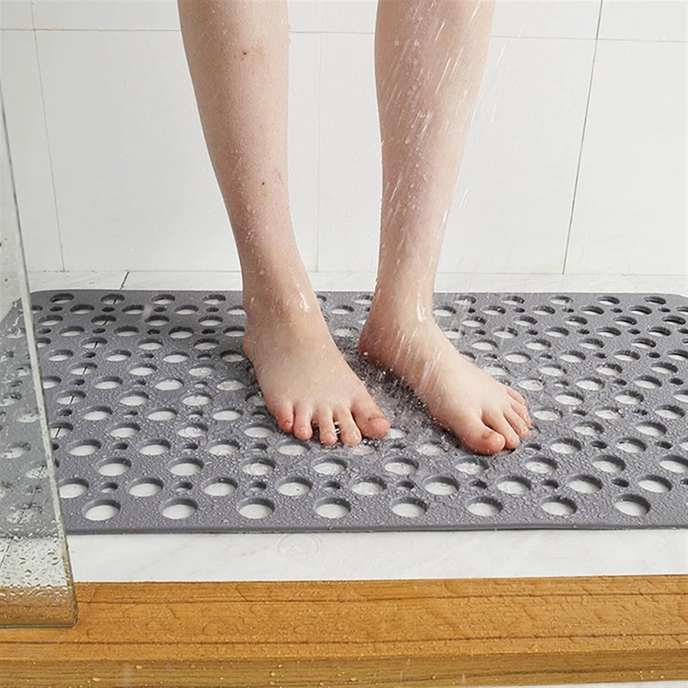 SlipGuard Shower Mat - Non-Slip - Antibacterial Protection