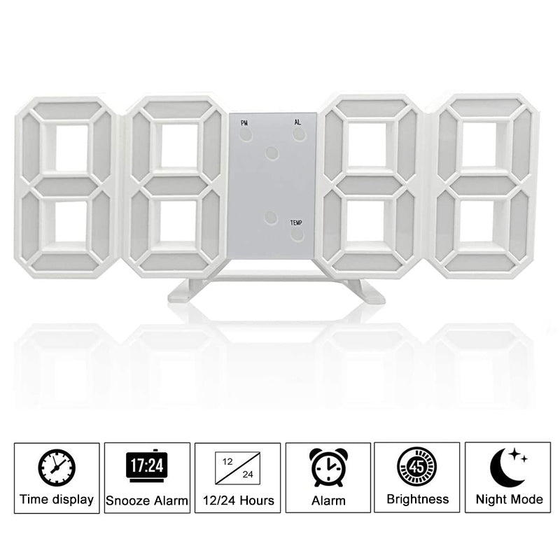 Smart 3D Digital Alarm Clock
